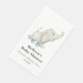 象の赤ちゃんシャワー男女兼用パーソナライズされた (コーナー)