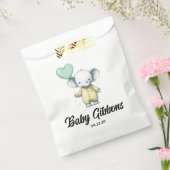 象の赤ちゃんシャワー フェイバーバッグ (封をした状態)