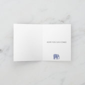 象の赤ちゃんシャワー 招待状 (内部)