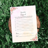 象の赤ちゃんシャワーBoho推測そのベビー食品 招待状