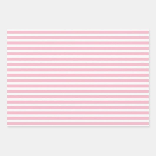 象の赤ちゃん女の子赤ちゃんシャワー ラッピングペーパーシート (正面3)