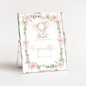 象の赤面ピンク何枚の落花生のポスターを推測 ポスター