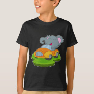 象の車 Tシャツ