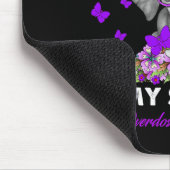 象の過剰摂取認識度I衣服パープル私のS マウスパッド (コーナー)