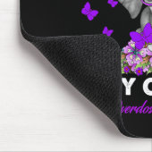 象の過剰摂取認識度I衣服紫のために私のC マウスパッド (コーナー)