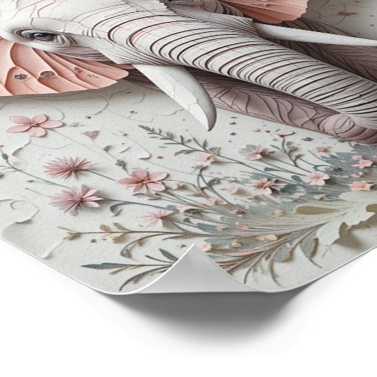 象の開花 ポスター (角)