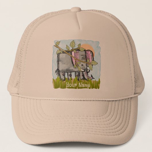 象の隠れ家 キャップ (正面)