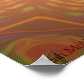 "象の霊" – バージョン2，超現実的なトーテム動物 ポスター (角)