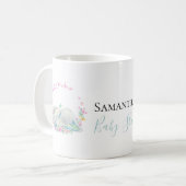 象の青い蝶コーヒーマグ コーヒーマグカップ (正面左)