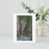 象の頭の表示 ポストカード (スタンド正面)