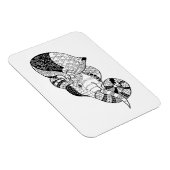 象の頭ゼンススタイルドードル マグネット (右側)