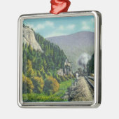 象の頭部及びクローフォードのノッチEntrancの眺め メタルオーナメント (左)