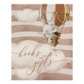 象の風船ベビーの書籍とギフトポスター ポスター (正面)