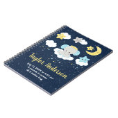 象の黄色と海軍のベビー誕生統計 ノートブック (左側)