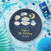 象の黄色と海軍の誕生日パーティー ペーパープレート (パーティー)