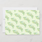 象のLittle Peanut双子の男の子と女の子の誕生日 招待状 (裏面)