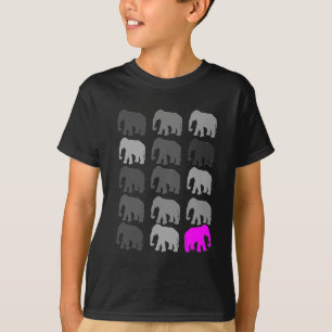 象のPopArtのギフト Tシャツ