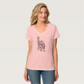 象のV首 Tシャツ (正面フル)