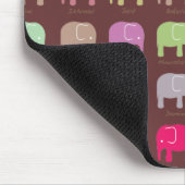 象はあなたの親友のマウスパッド-茶色です マウスパッド (コーナー)