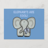象はクールTシャツと贈り物 ポストカード (正面)