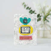 象は有線はがき ポストカード (スタンド正面)