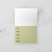 象は決して忘れないという貯蓄日カード 招待状 (内部)