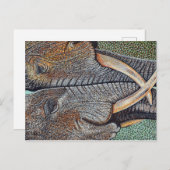 象は決して忘れない ポストカード (正面/裏面)