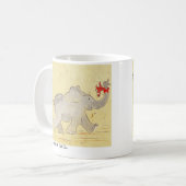 象は決して忘れません コーヒーマグカップ (正面左)