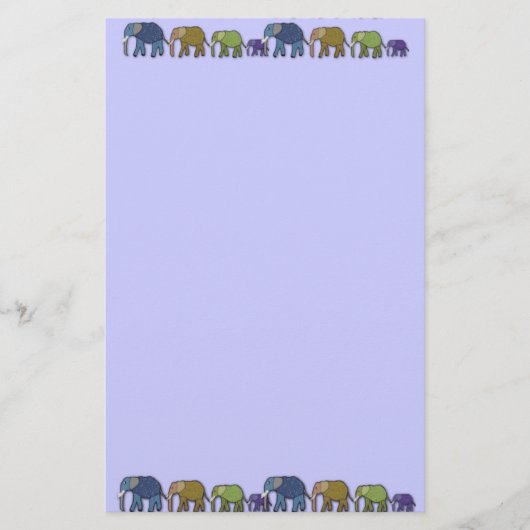 象は決して忘れません 便箋 (正面)