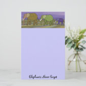 象は決して忘れません 便箋 (スタンド正面)