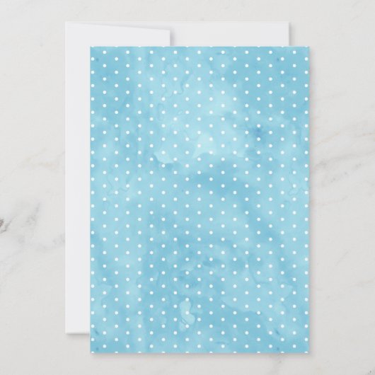 象は誕生日の招待状を風船のようにふくらませます 招待状 (裏面)