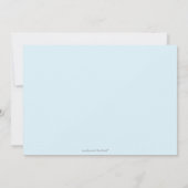 象は誕生日の招待状を風船のようにふくらませます 招待状 (裏面)