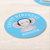 象は音楽が好きだ ラウンドペーパーコースター (アングル)