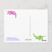 象は飛べる！ポストカード ポストカード (裏面)