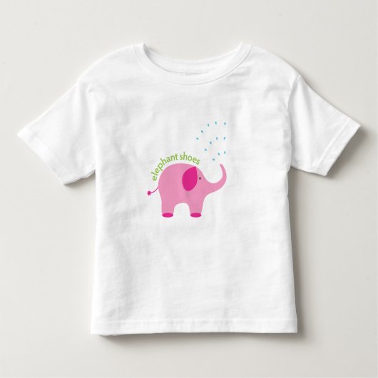 象はI愛に幼児のTシャツ蹄鉄を打ちます トドラーTシャツ (正面)