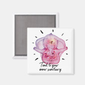 象めい想の声。内側の聖域に近づきなさい。 マグネット (正面/裏面)