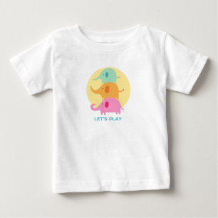 象よ遊 ベビーTシャツ