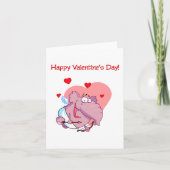 象をキューピッドのノートカードとして シーズンカード (正面)