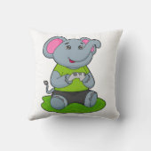 象をゲーマーとして クッション (裏面)