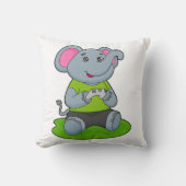 象をゲーマーとして クッション (正面)