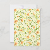 象をテーマにしたベビースシャワーサンキューカード サンキューカード (裏面)