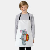 象をミュージシャンとして太鼓 エプロン (着用した状態)