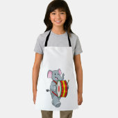 象をミュージシャンとして太鼓 エプロン (インサイチュ)