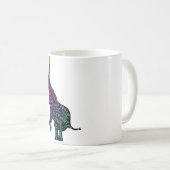 象を呼ぶ コーヒーマグカップ (正面右)