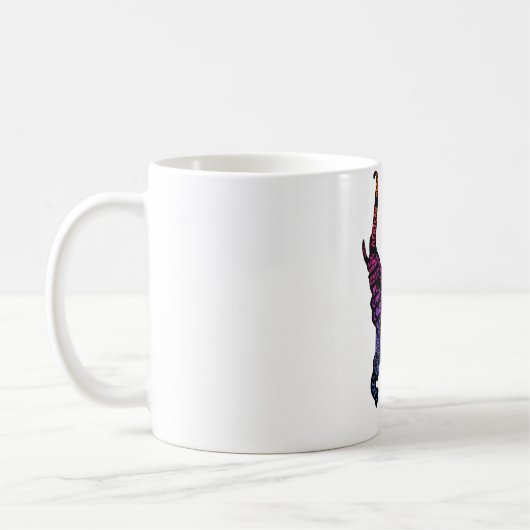 象を呼ぶ コーヒーマグカップ (左)