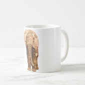 象を呼ぶ コーヒーマグカップ (正面右)