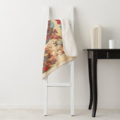 象を女性とトレーナーと一緒に演奏。 シェルパブランケット (インサイチュ)