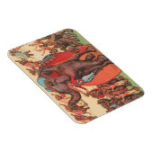 象を女性とトレーナーと一緒に演奏。 マグネット (右側)