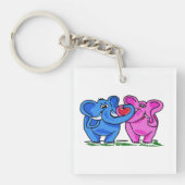 象を愛する キーホルダー (正面)