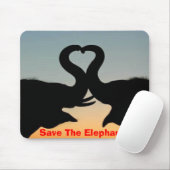 象を救って下さい マウスパッド (マウス)